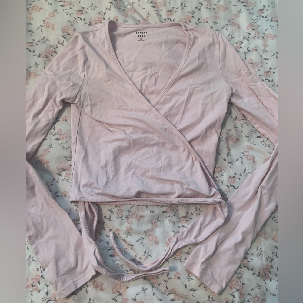 Aritzia wrap up top
